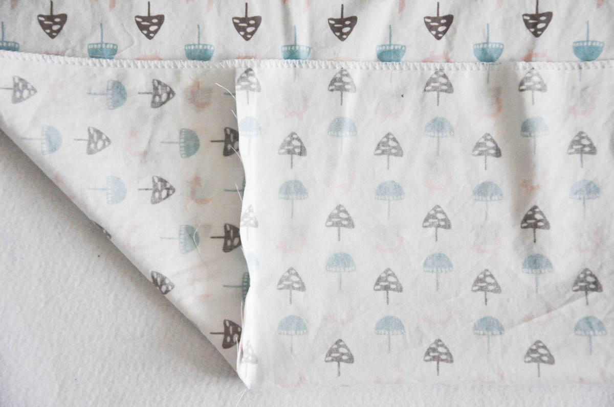 Simple Changing Pad Cover tutorial Lolly Jane