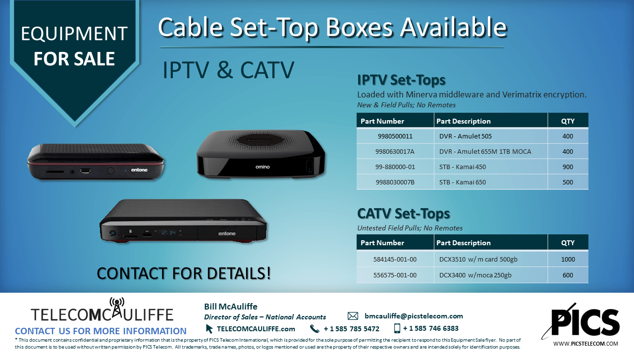 Cable SetTop Boxes