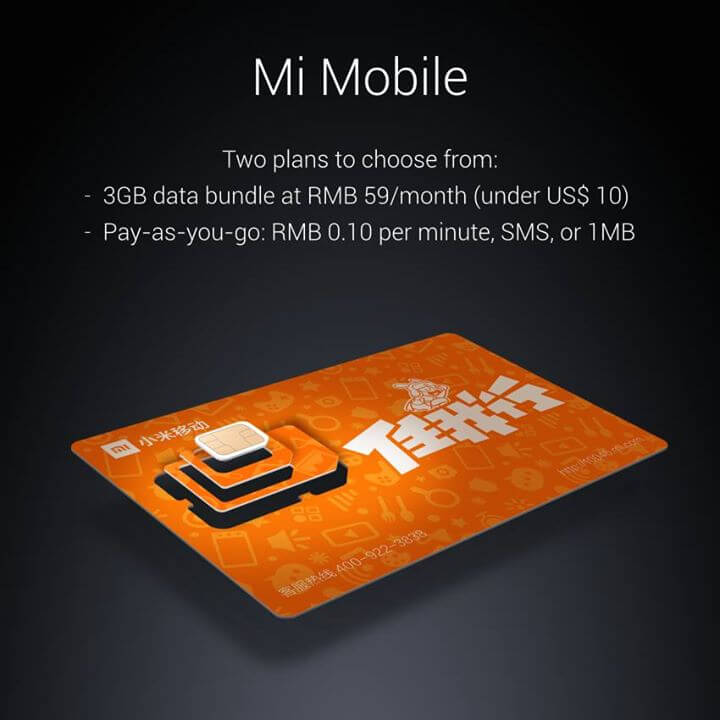 Global Xiaomi debuts MVNO services in China under 'MiMobile' brand