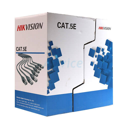 CABLE UTP CAT 5E GRIS USO CCTVCM HIKVISION 100 COBRE Telectronics