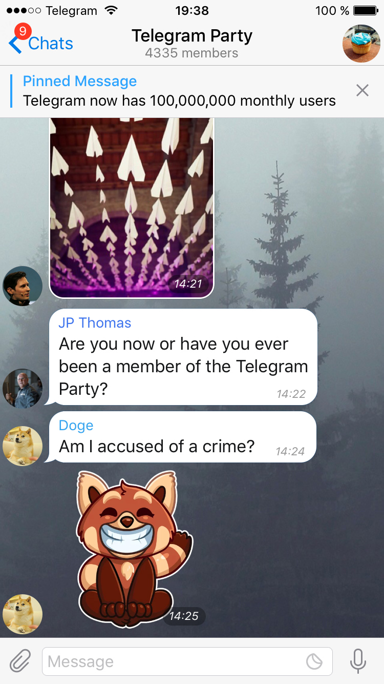Group Chats on Telegram(01)