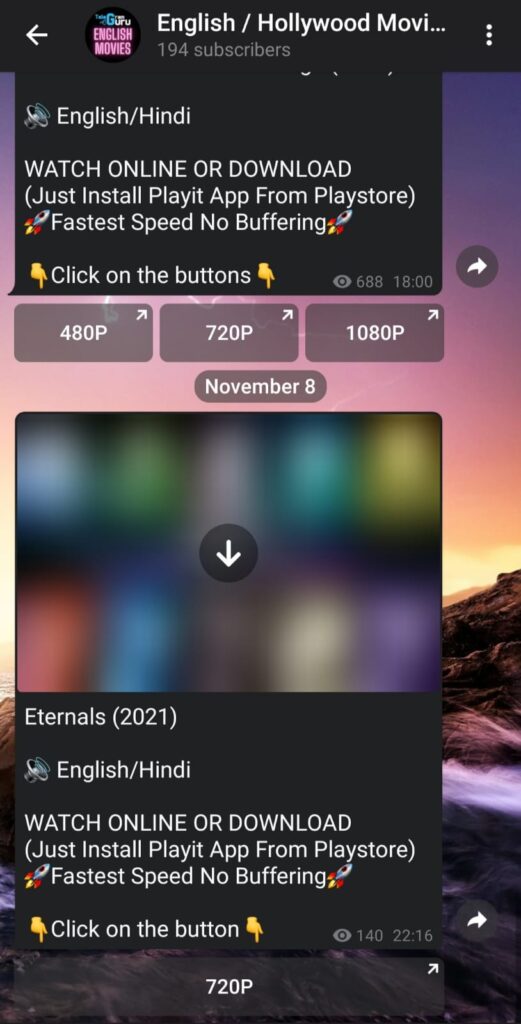 Eternals movie download telegram link Sooryavanshi telegram link
