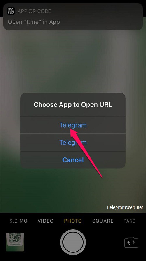 How to scan Telegram QR code?