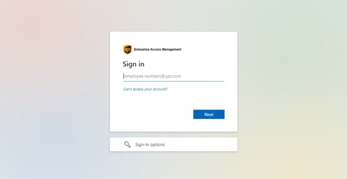 Silent Log In UPS Enterprise Portal: Processing