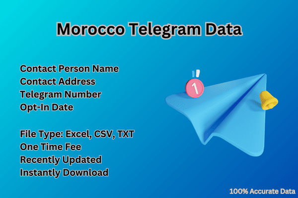Morocco telegram data 10 million | Telemarketing Data