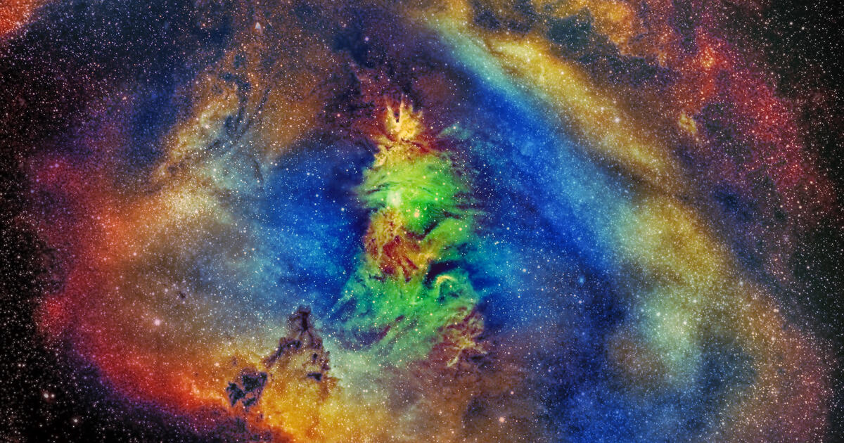 NGC 2264 Cosmic Christmas Tree Telescope Live(04)