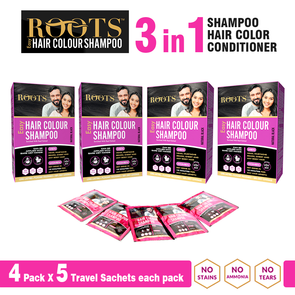Roots Hair Color Shampoo Telesky Shopping