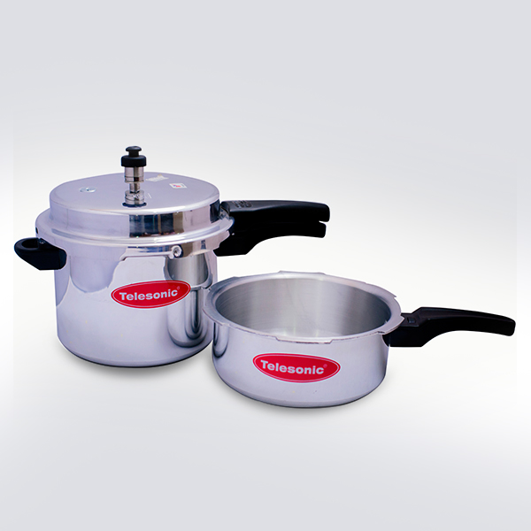 Pressure Cooker 5 Liter with Pan Telesonic Lanka