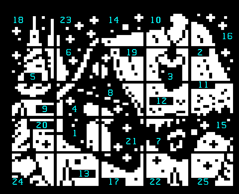 All ARD Text Advent calendar art available to view Teletext Art