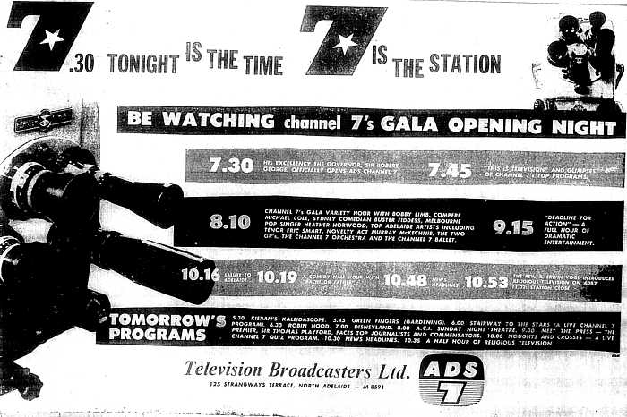 Saturday 24 October 1959 — ADELAIDE Television.AU