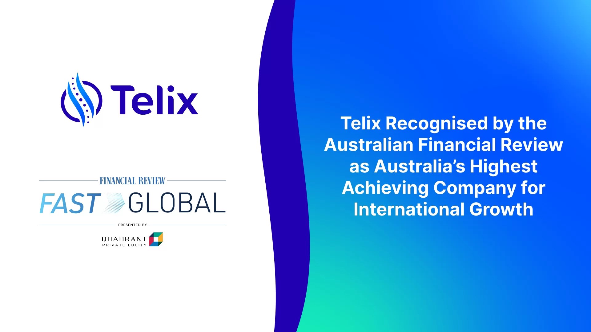 Telix Recognised by the Australian Financial Review as Australia’s