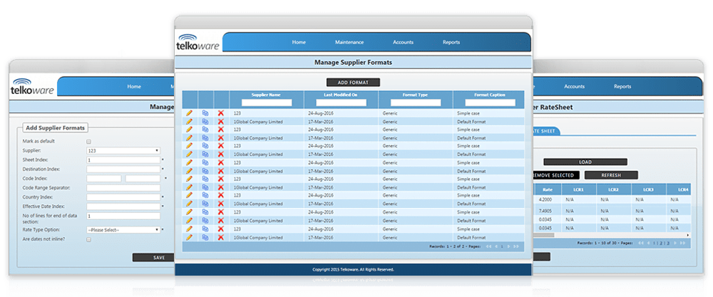 Rates Management Solution Telkoware