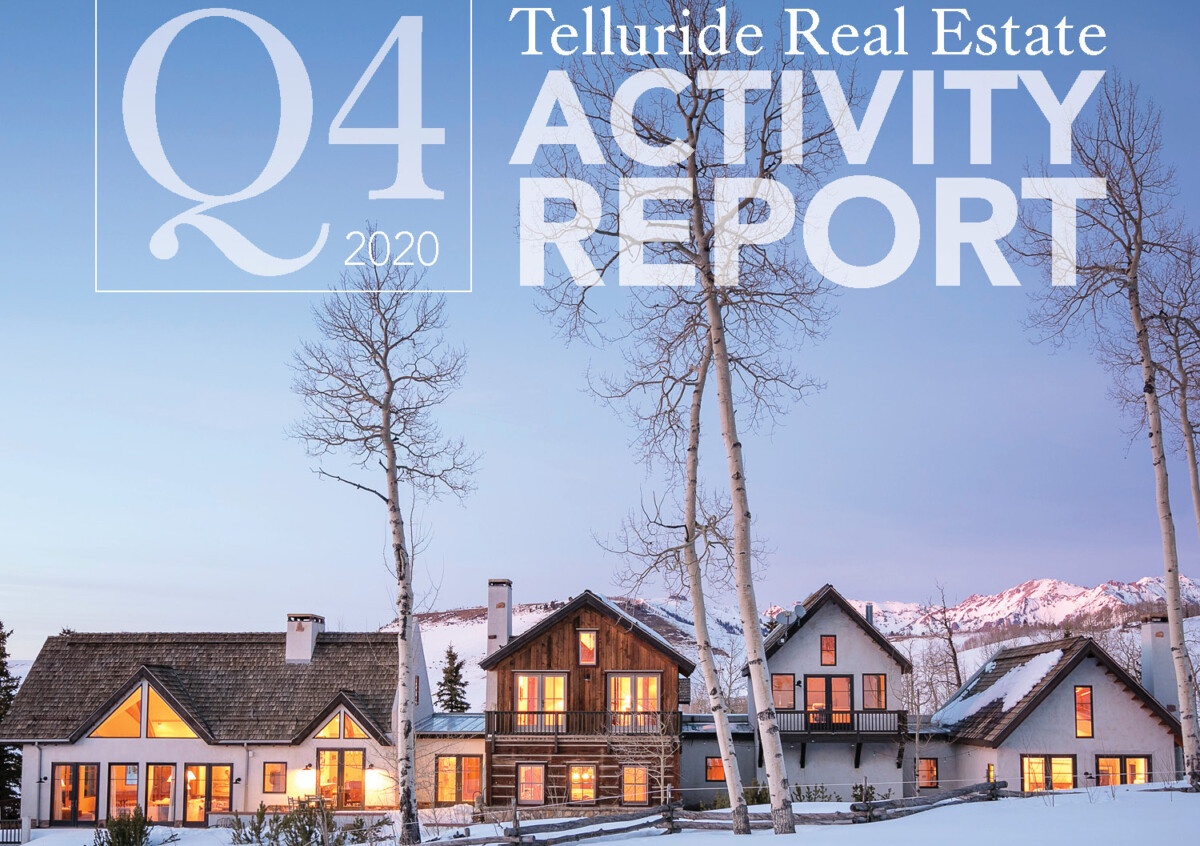 2020 Telluride Real Estate Activity Report Q4 Telluride Properties