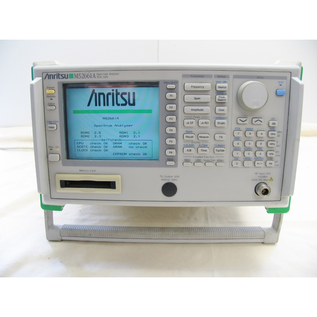 ANRITSU MS2661A SPECTRUM ANALYZER, 9 KHZ 3 GHZ