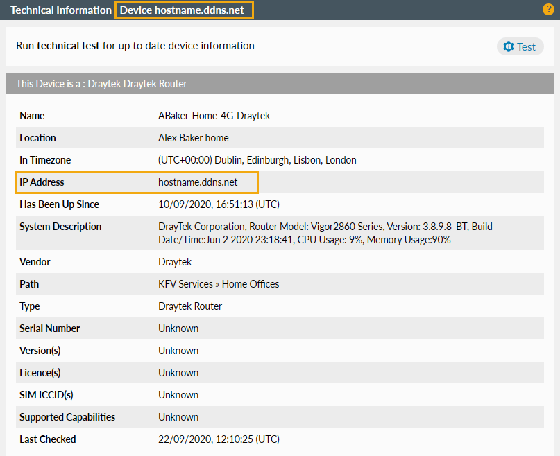 Watch DNS hostname and dynamic IP addresses Highlight Help
