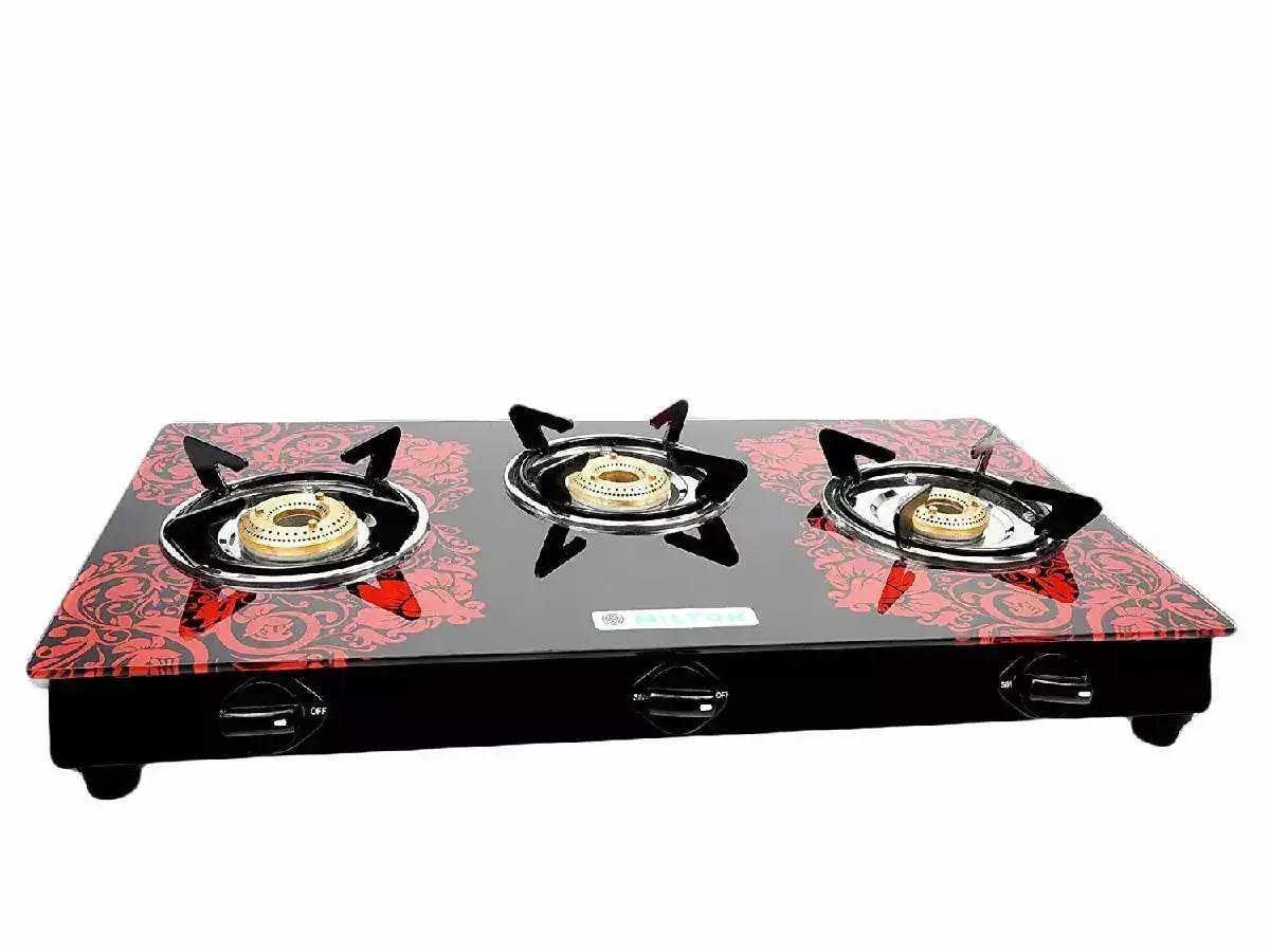 3) Milton Premium 3 Burner Gas Stove