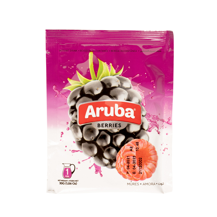 Aruba, Instant Drink Berries, Sachet, Lebanon, 12x30gr Tema Fine Foods