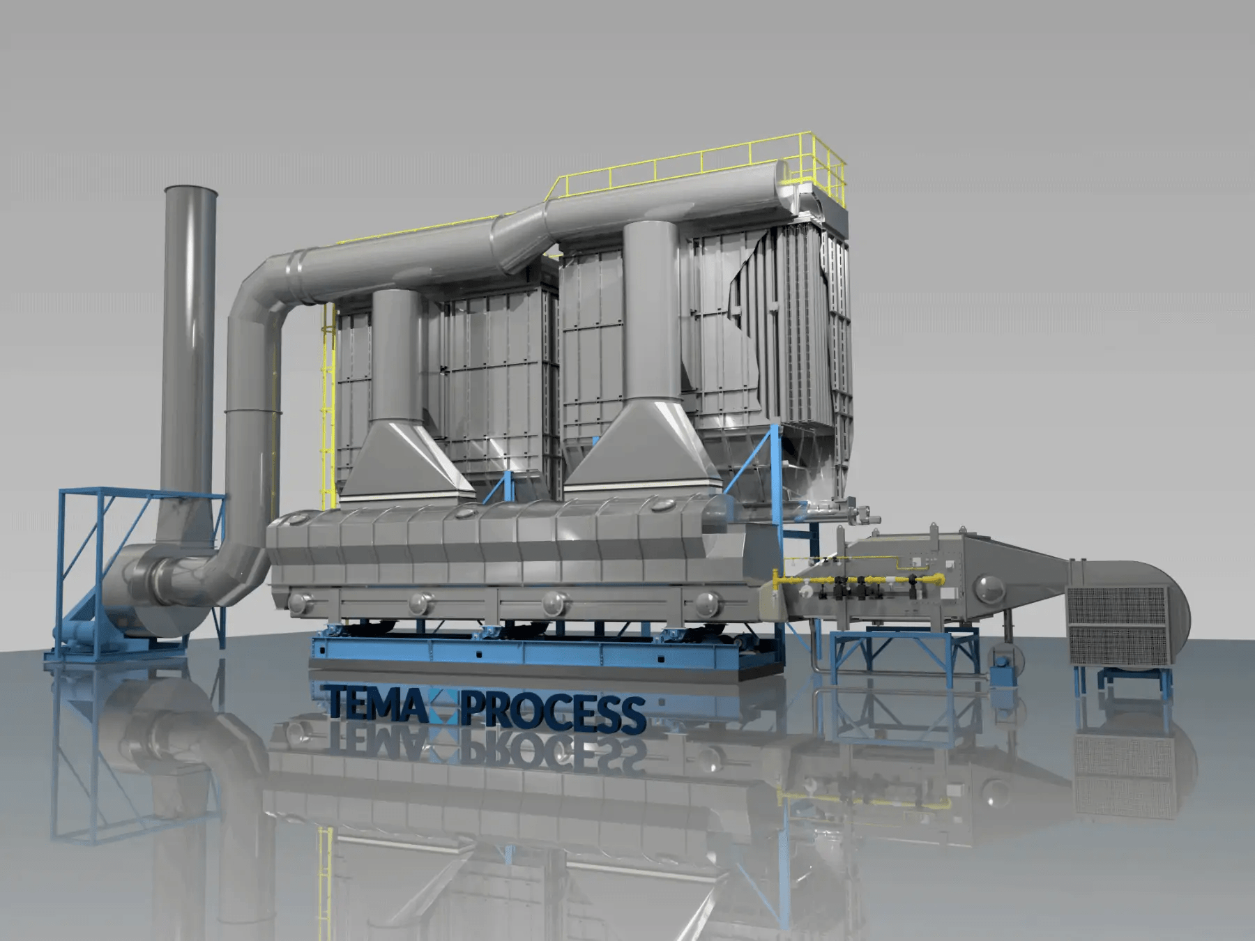 Tema Process Fluid bed dryer steam sterilization manufacturing