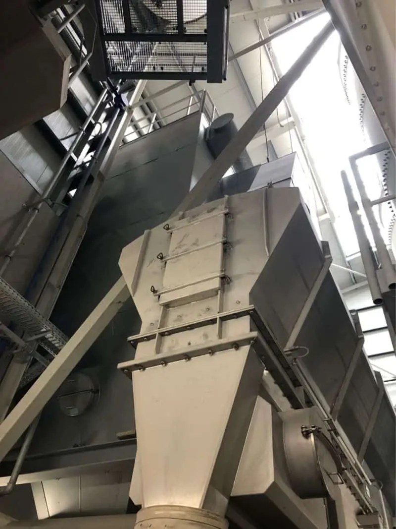 Fluid bed dryer for sand drying Tema Process