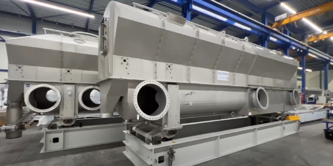 LiOH and Na2SO4 dryers ready for transport Tema Process