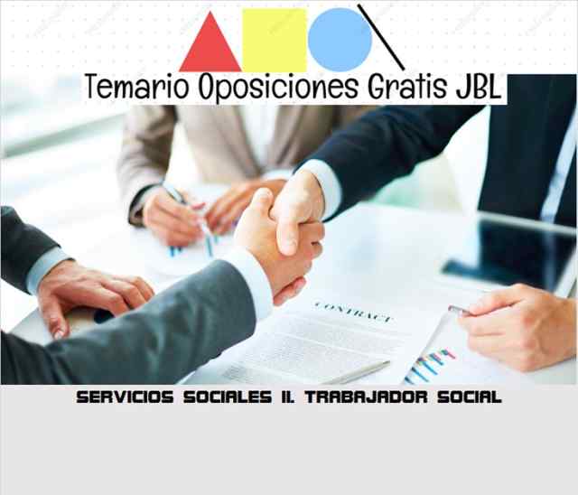 [ Temario PDF ] SERVICIOS SOCIALES II TRABAJADOR SOCIAL 2020 Temario
