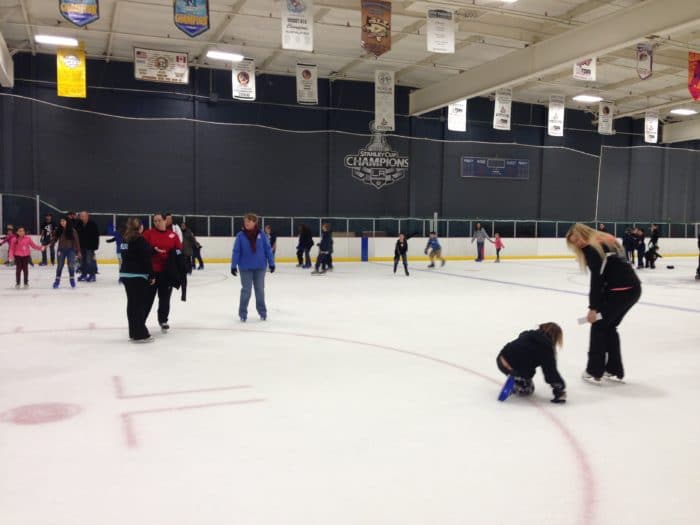 Ice Skating at IceTown Riverside Review · The Typical Mom