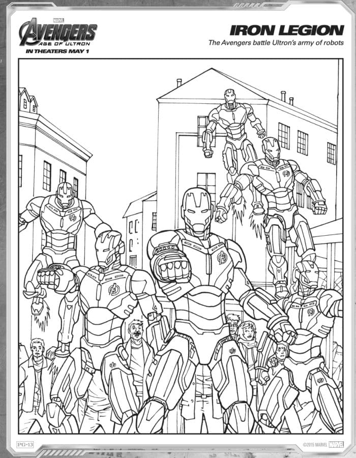 Free Marvel Avengers Coloring Pages The Hulk IronMan Coloring Page
