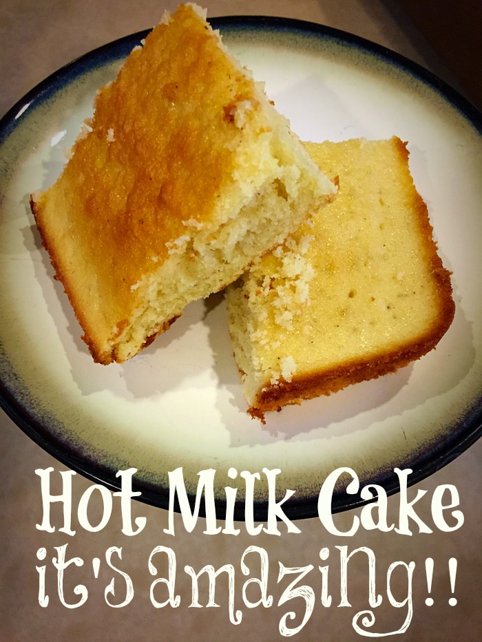 Recipe for Hot Milk Cake · The Typical Mom