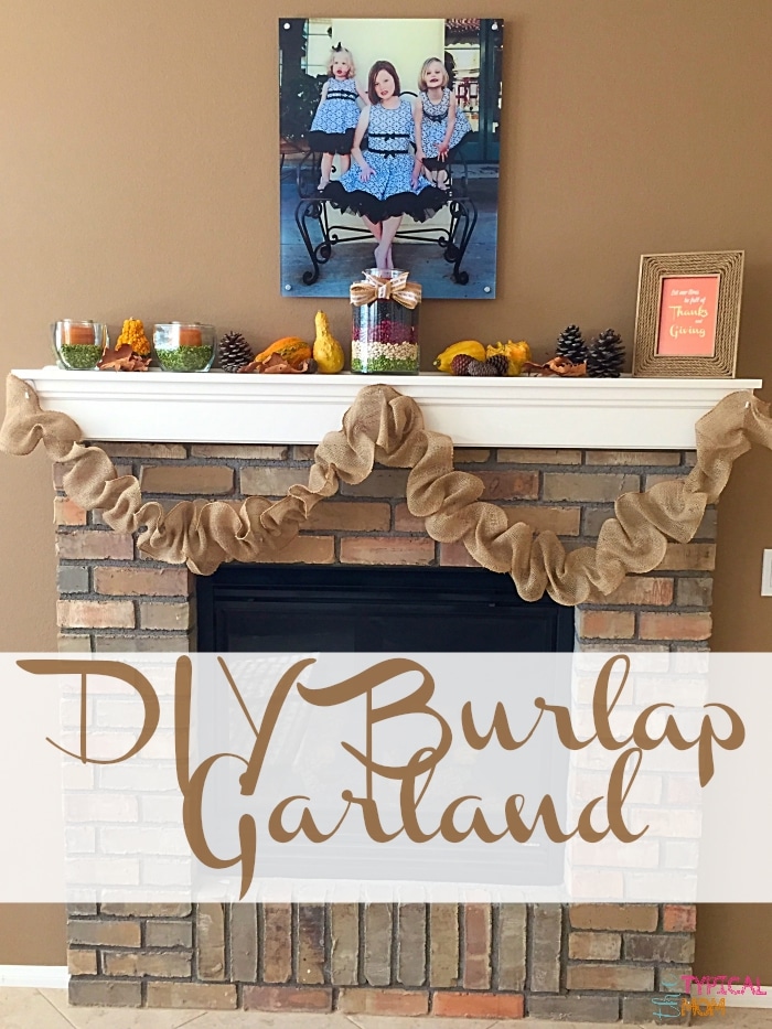 DIY Burlap Garland · The Typical Mom