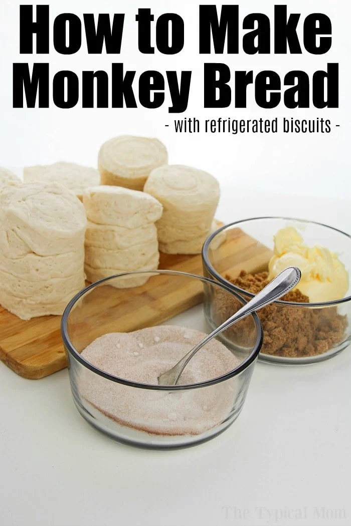 Easy Monkey Bread Recipe with Refrigerated Biscuits or Cinnamon Rolls