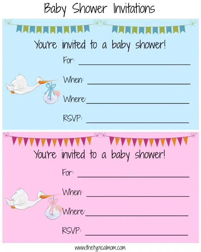 Free Baby Shower Invitation Template Baby Shower invitation