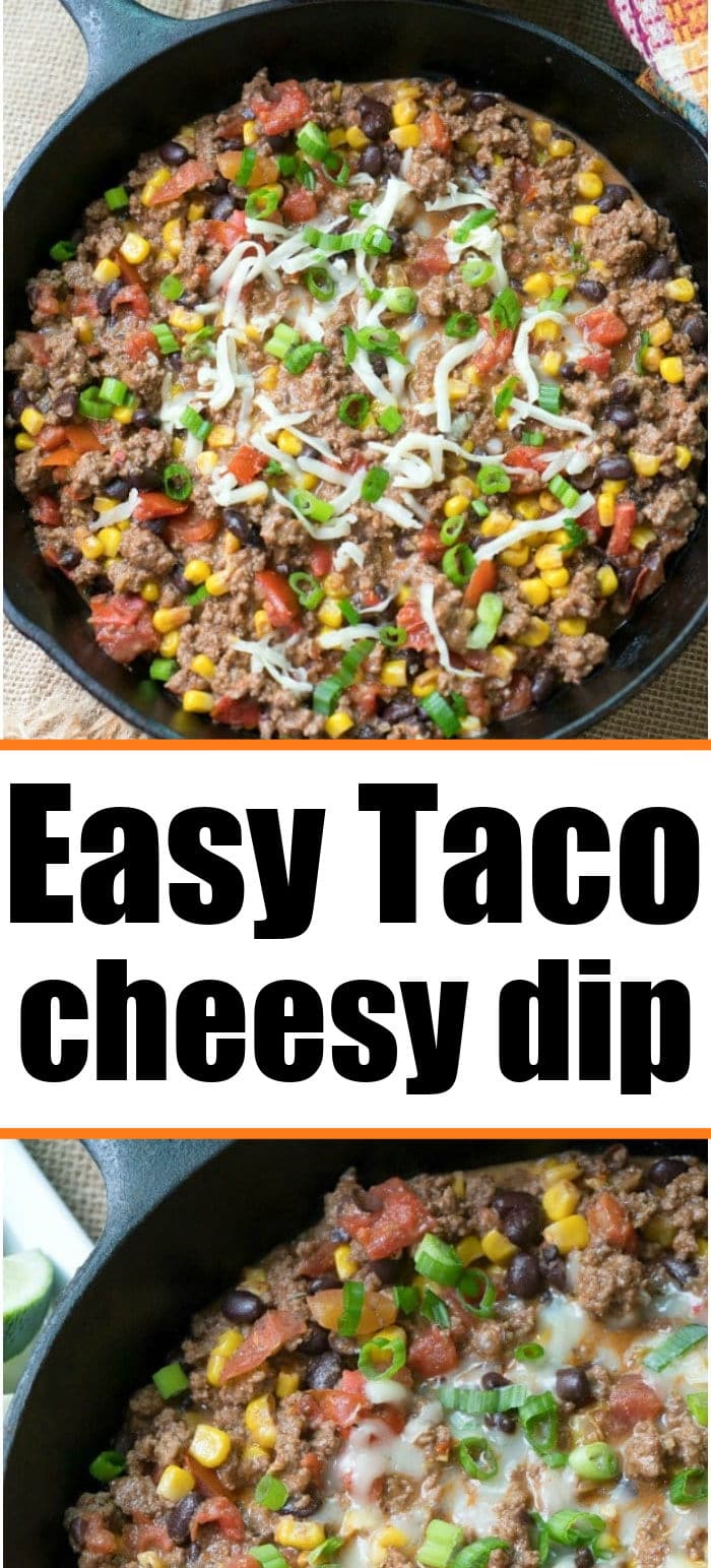 Taco Dip with Meat NO Cream Cheese Dairy Free Taco Dip