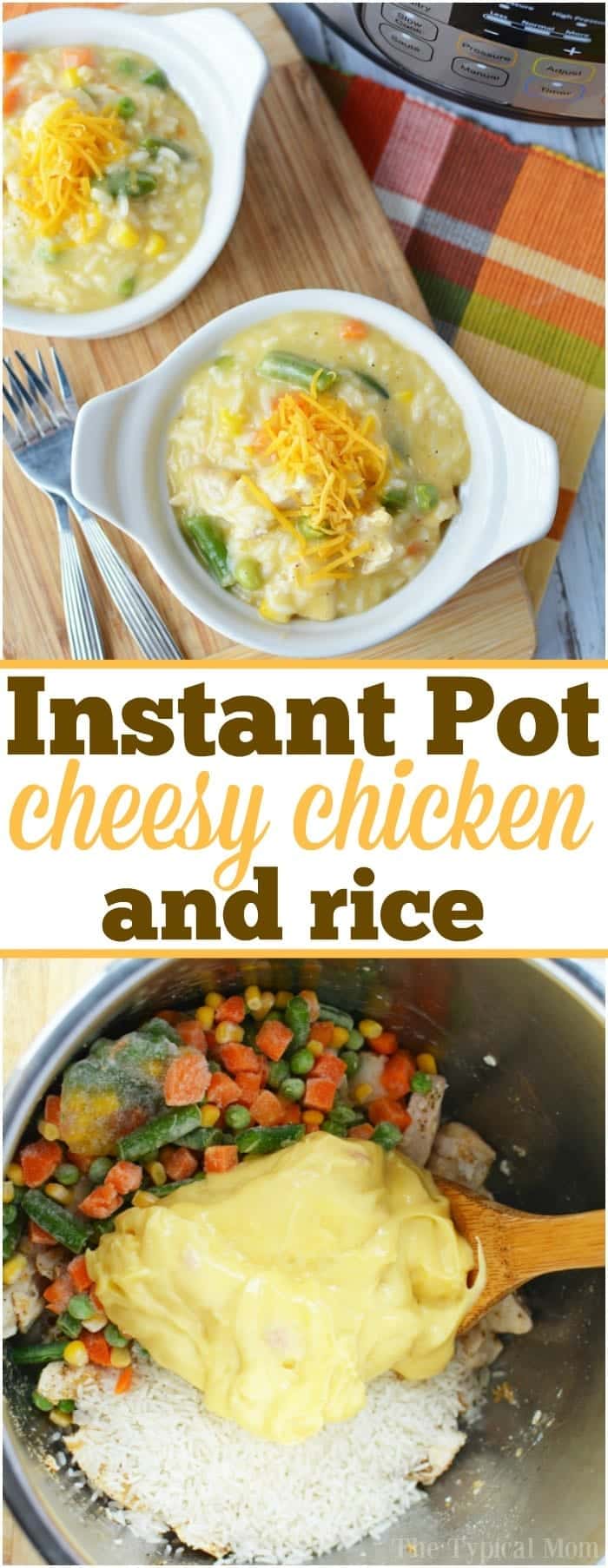 Pressure Cooker Chicken and Rice · The Typical Mom
