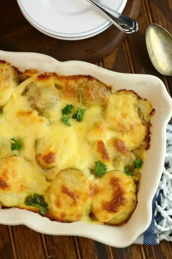 Easy Potatoes au Gratin without Cream Recipe