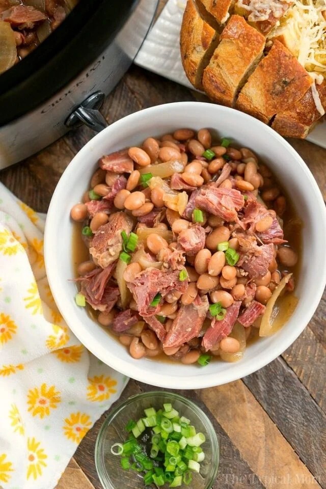 Instant Pot Ham and Beans Ninja Foodi Pressure Cooker