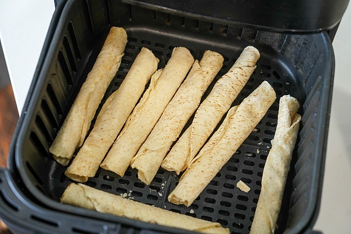 Frozen Taquitos in Air Fryer · The Typical Mom