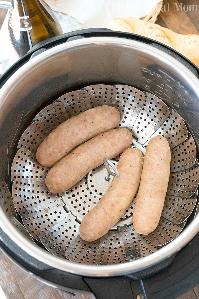 Instant Pot Brats with Beer Instant Pot Bangers and Mash