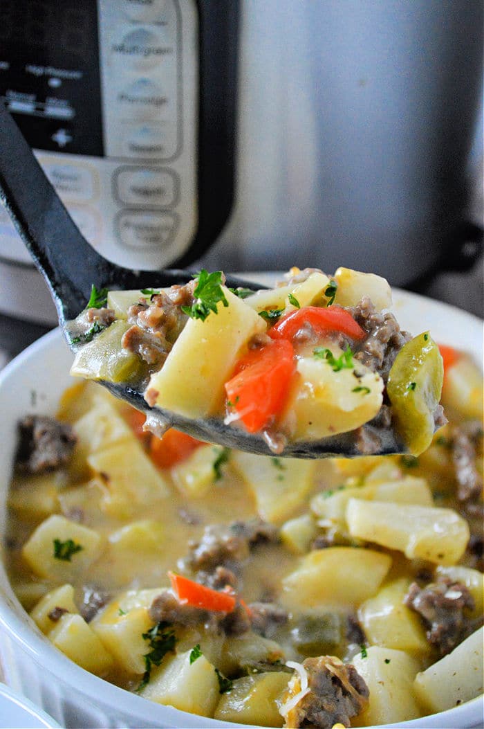 Instant Pot Ground Beef and Potatoes Ninja Foodi Ground Beef Potatoes