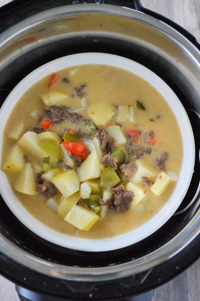 Instant Pot Ground Beef and Potatoes Ninja Foodi Ground Beef Potatoes