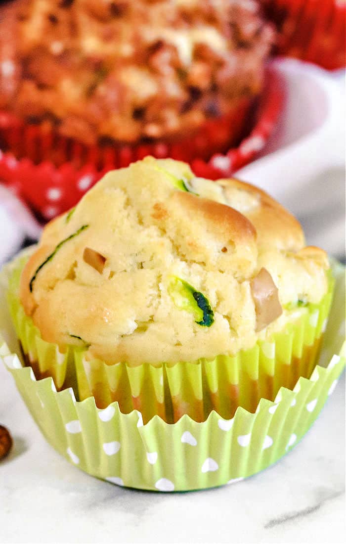 Homemade Apple Zucchini Muffins Cinnamon Zucchini Muffins