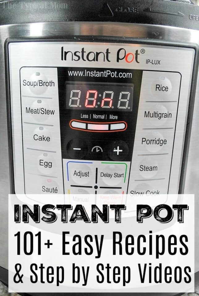 How to Use an Instant Pot for the First time InstaPot Beginners