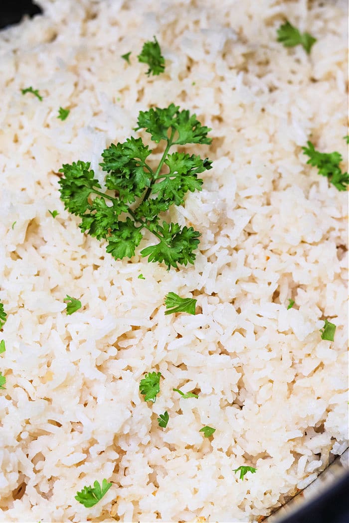Rice in Slow Cooker Crockpot Slow Cooker White Rice