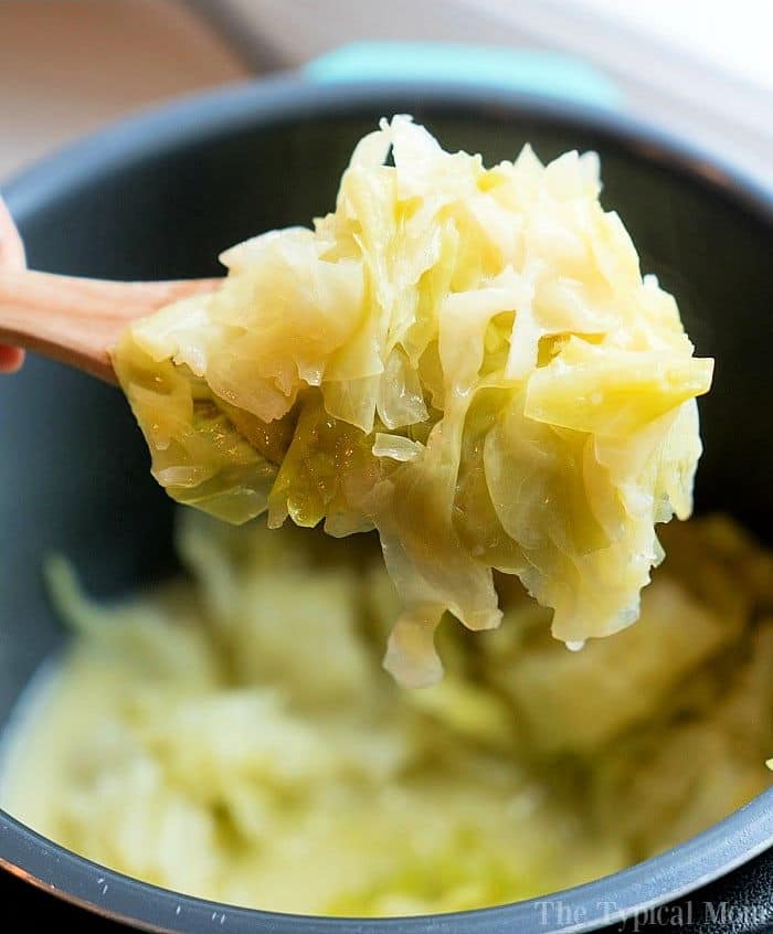 Buttered Pressure Cooker Cabbage Instant Pot Buttered Cabbage