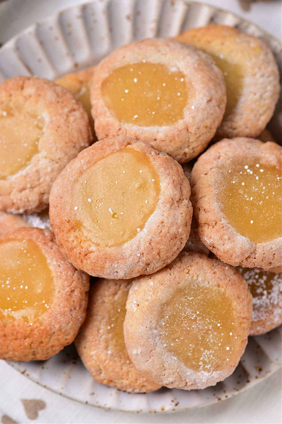 Lemon Curd Cookies Lemon Thumbprint Cookies Recipe