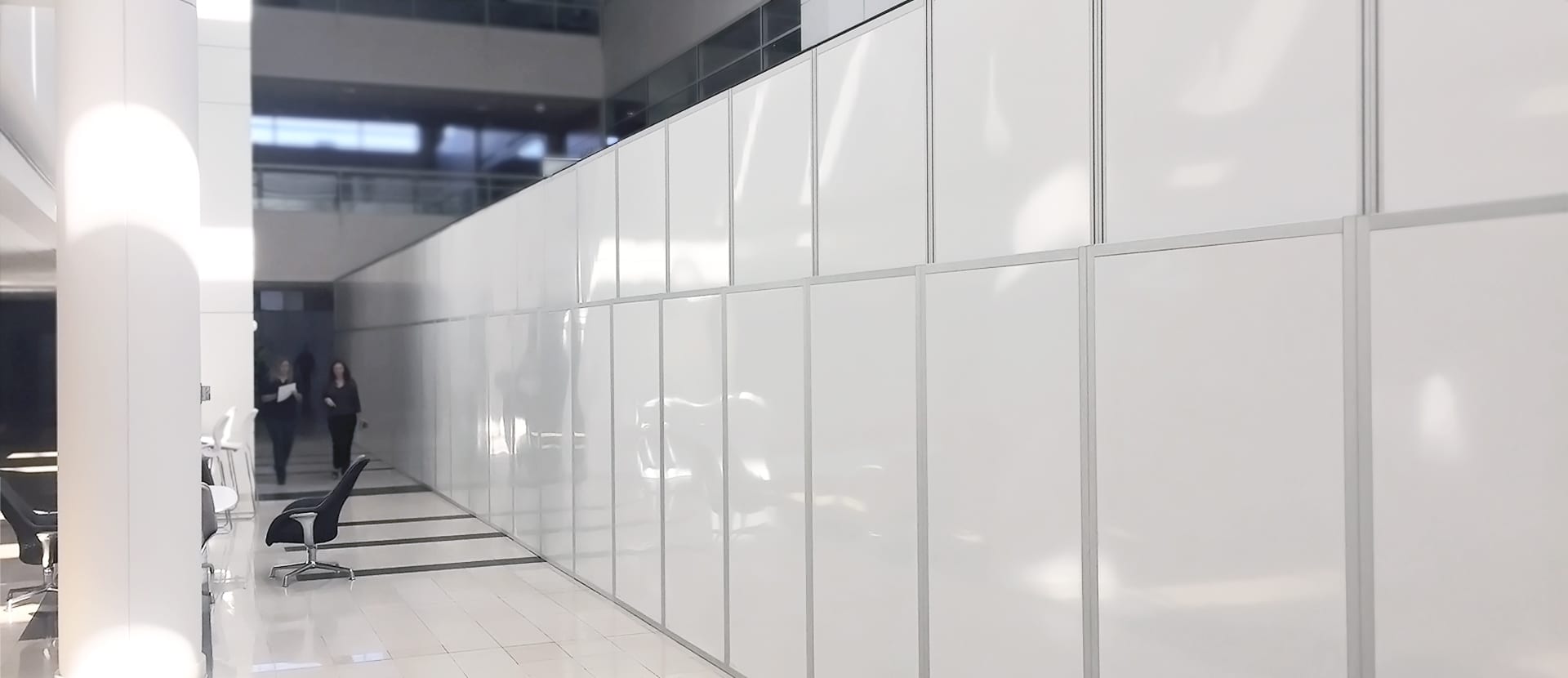 Temporary wall solutions that offer comprehensive services.