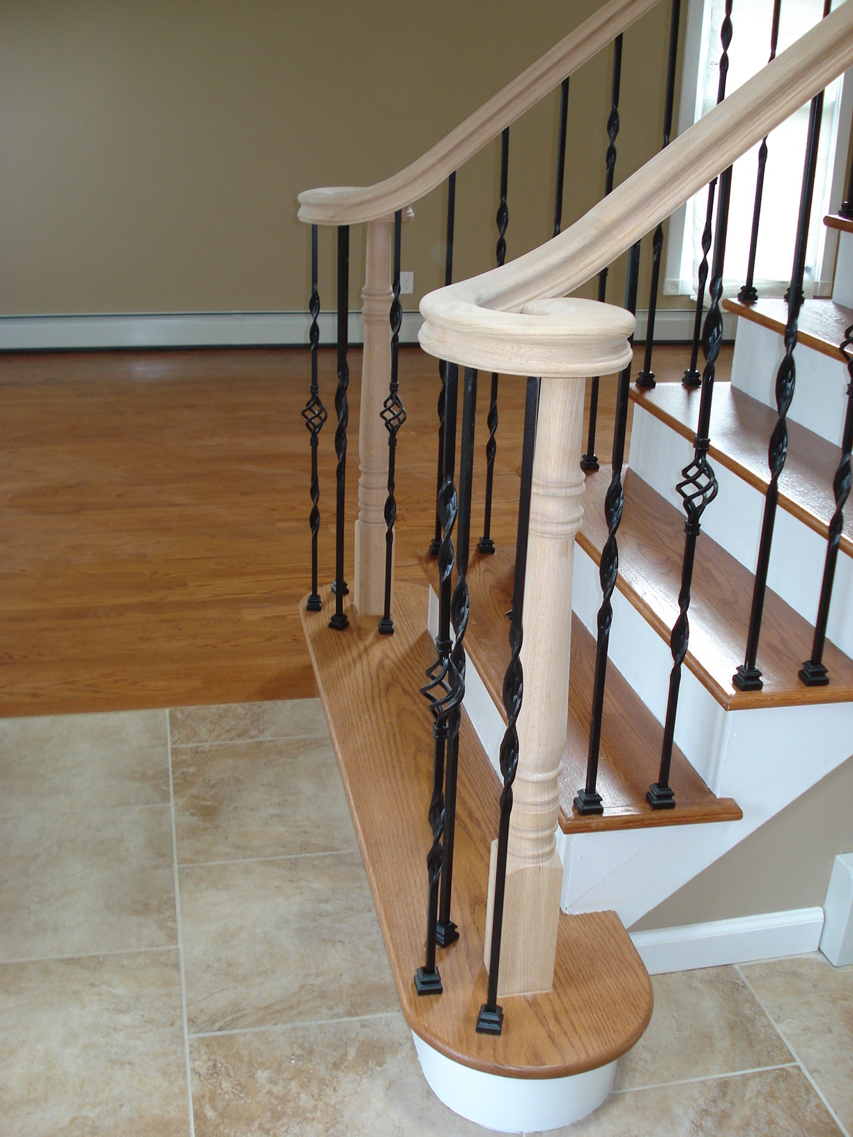Ribbon Series W/Volute Lang Stair & Rail, Inc.