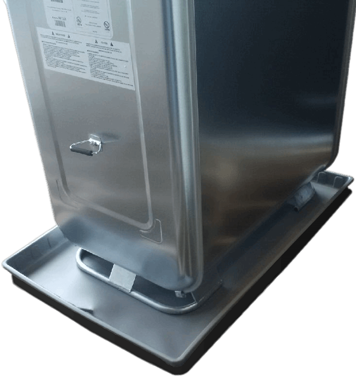 Large Rectangular Tray Oil Yeller Leak Detection System