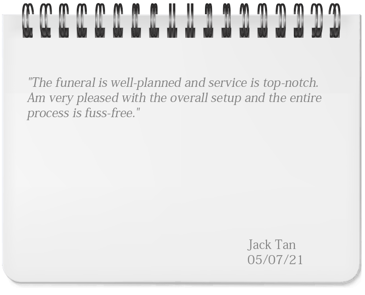 Testimonials Singapore Funeral Services