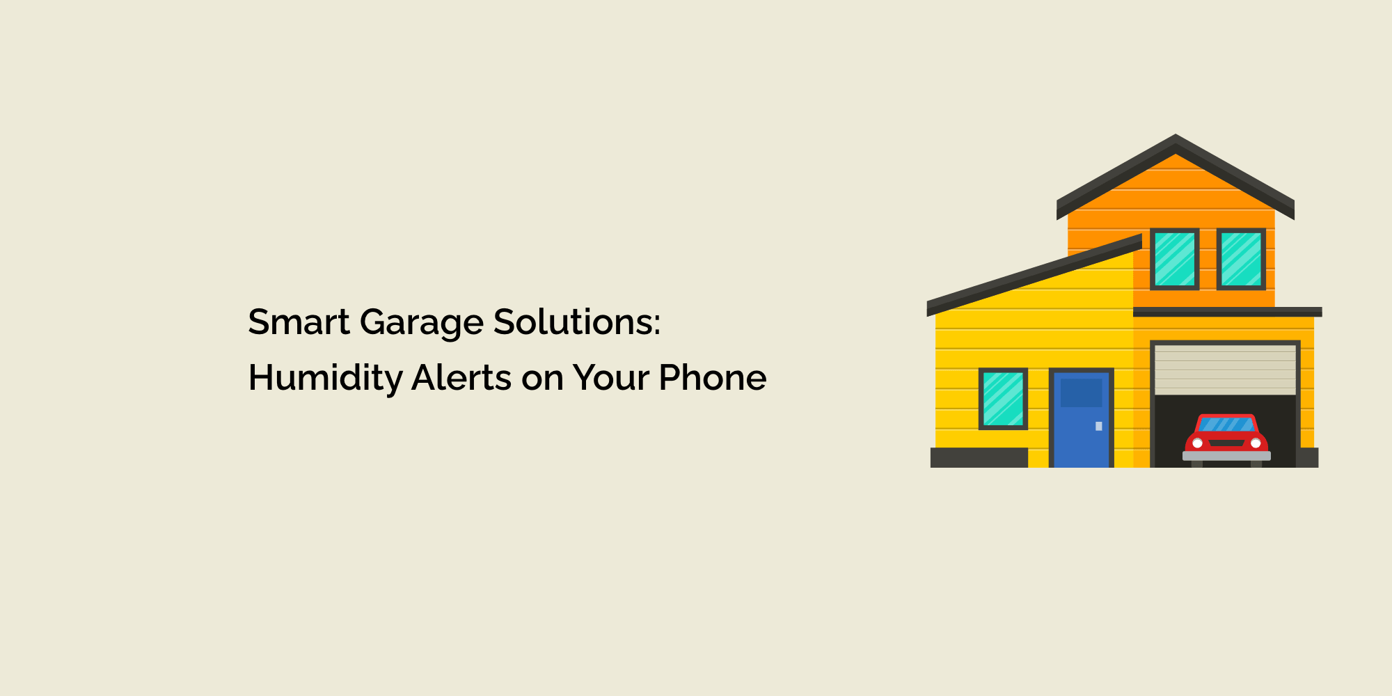 Smart Garage Solutions Humidity Alerts on Your Phone tempCube