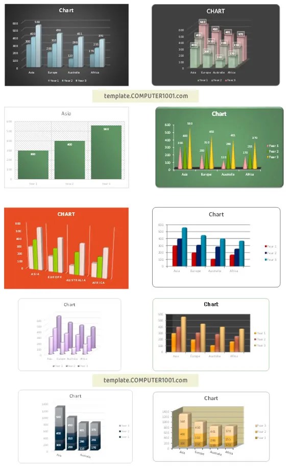 30 Excel Chart Templates Free Download